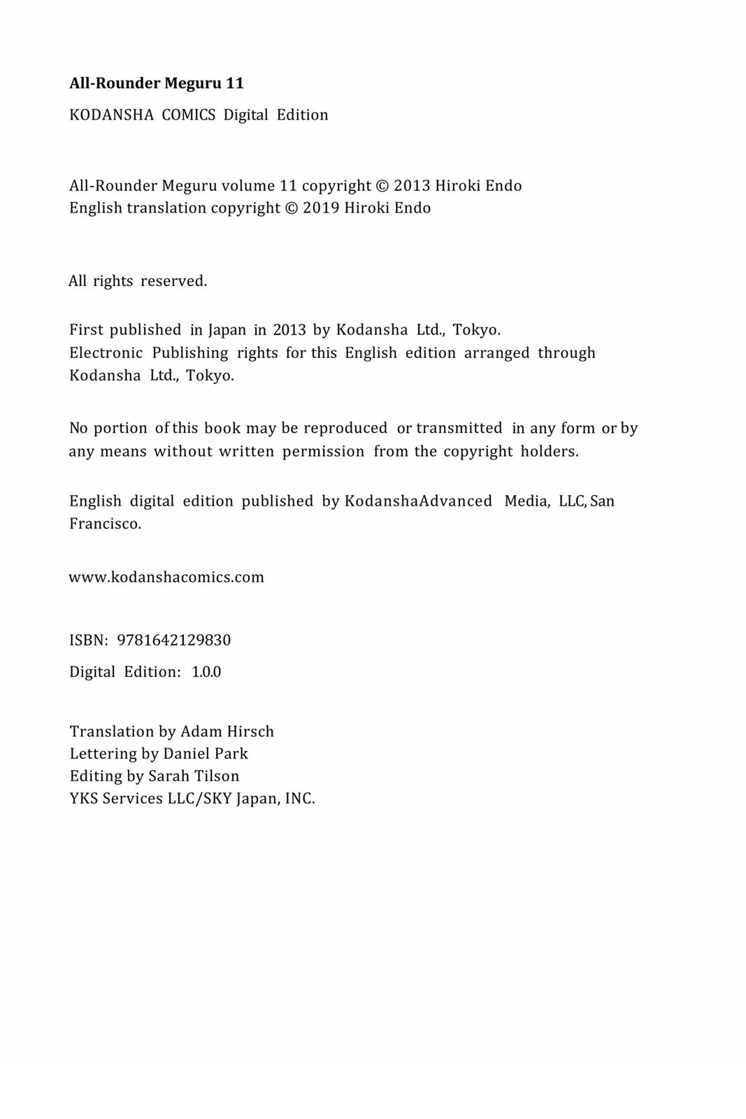 Read All Rounder Meguru EN Manga Online