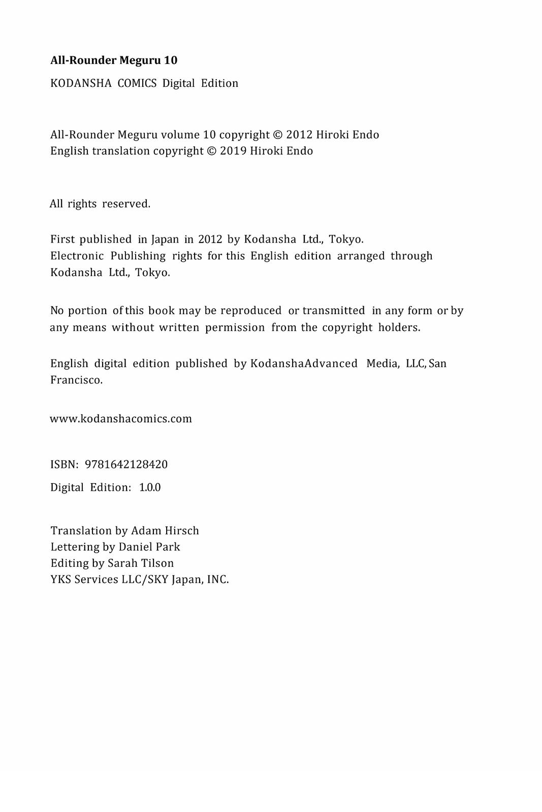 Read All Rounder Meguru EN Manga Online