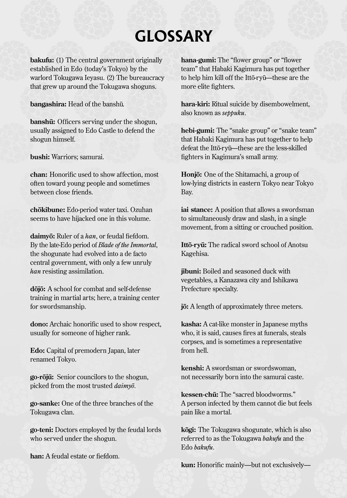 Read Blade of the Immortal EN Manga Online