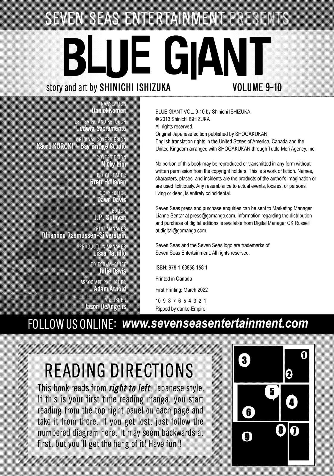 Read Blue Giant EN Manga Online