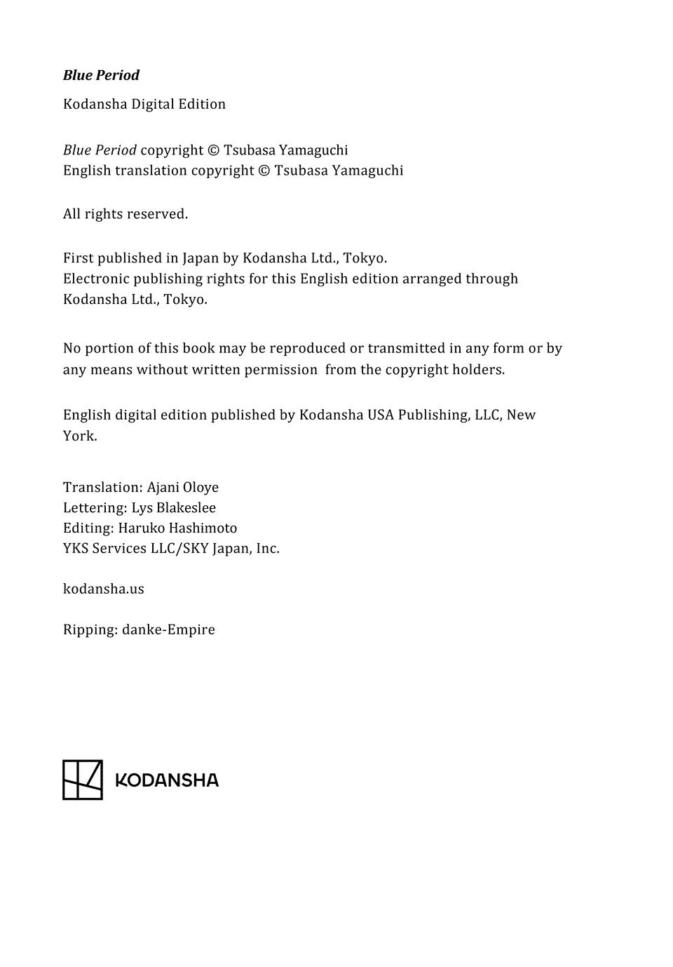 Read Blue Period EN Manga Online