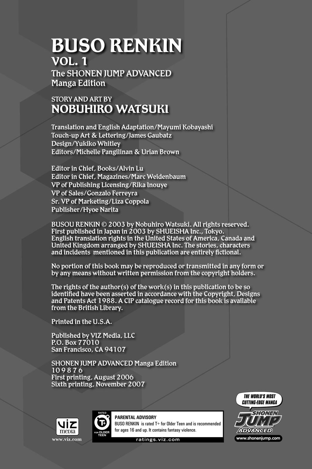 Read Buso Renkin EN Manga Online