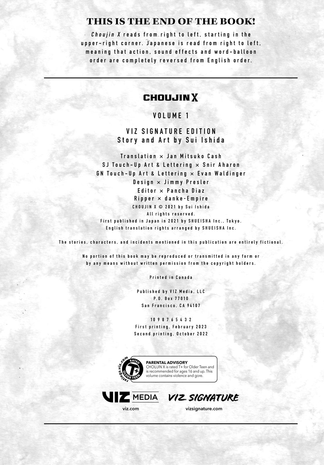 Read Choujin X EN Manga Online