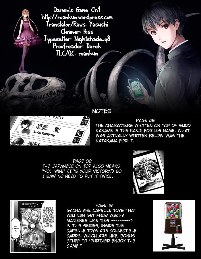 Read Darwin's Game EN Manga Online