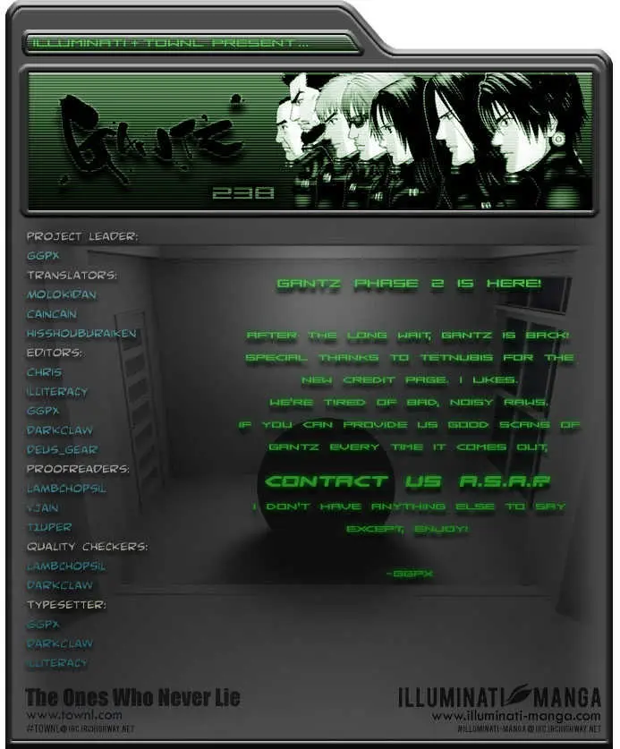 Read Gantz EN Manga Online