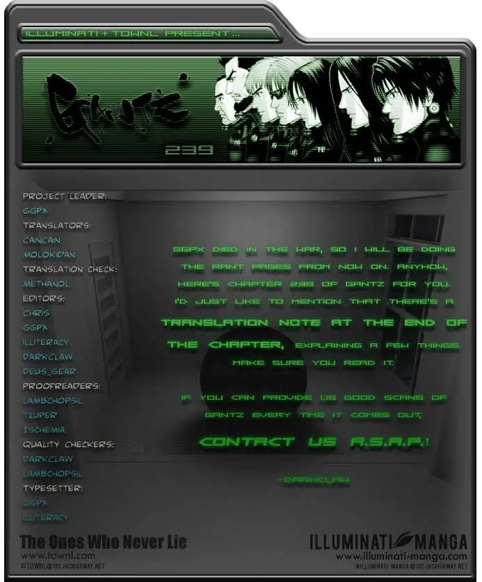 Read Gantz EN Manga Online