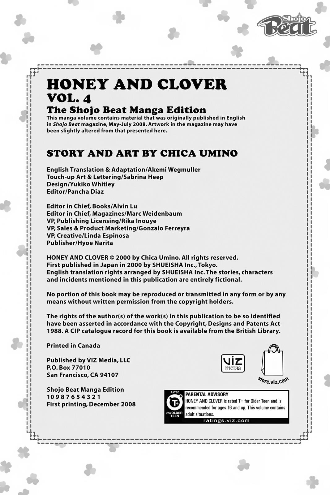 Read Honey and Clover EN Manga Online