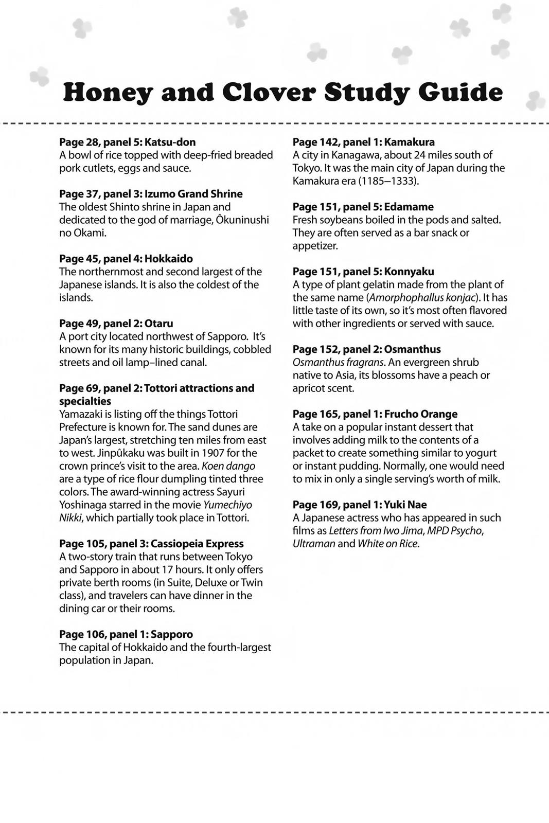 Read Honey and Clover EN Manga Online