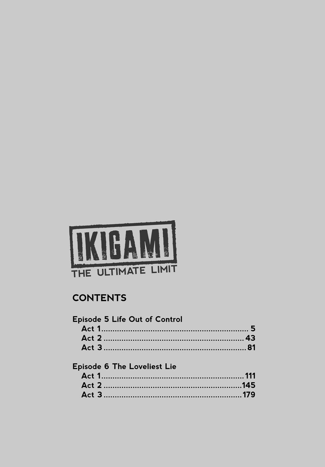 Read Ikigami The Ultimate Limit EN Manga Online