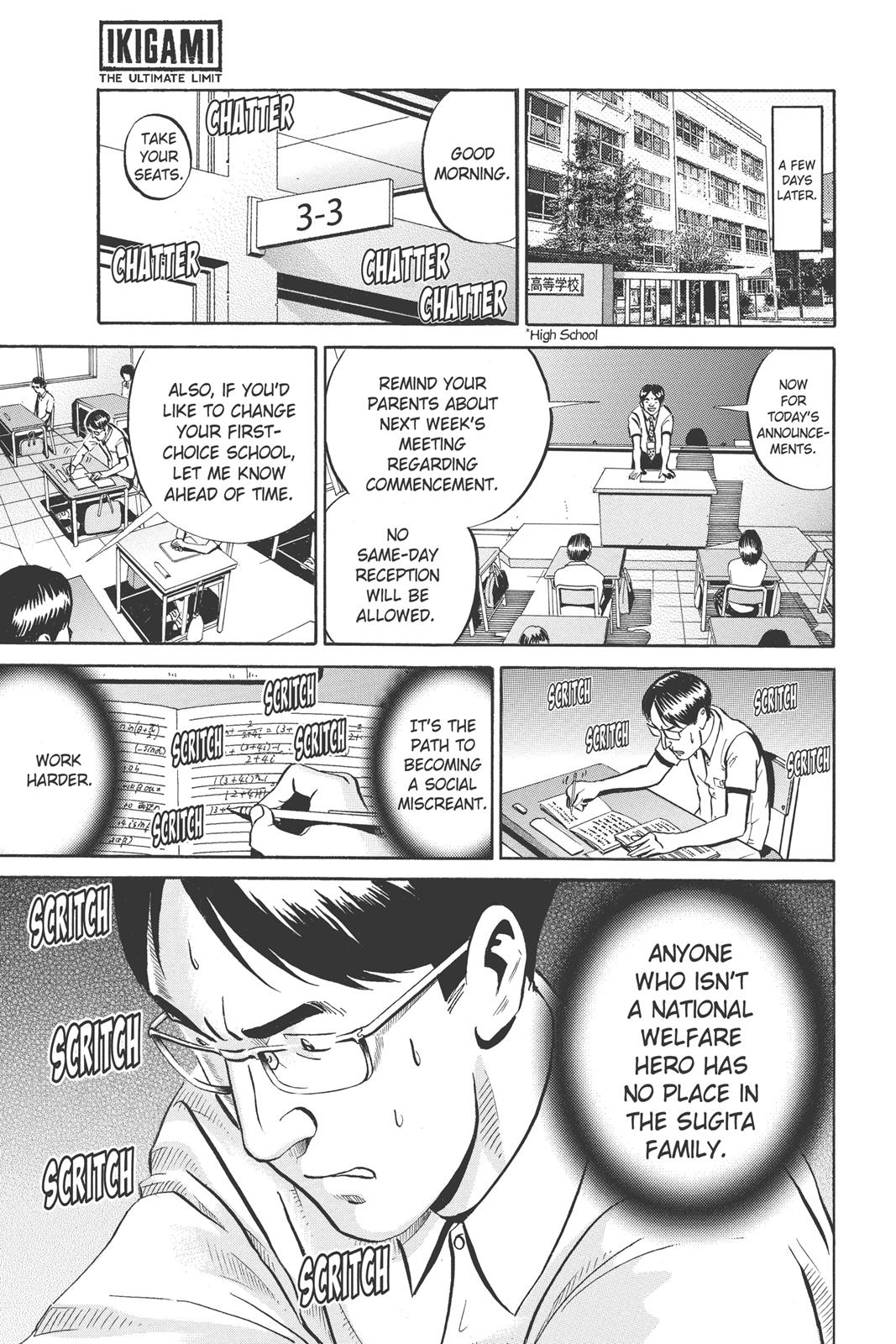 Read Ikigami The Ultimate Limit EN Manga Online