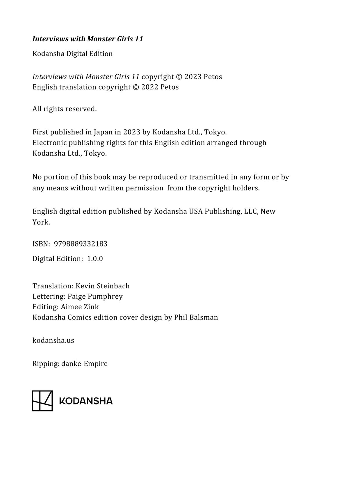 Read Interviews with Monster Girls EN Manga Online