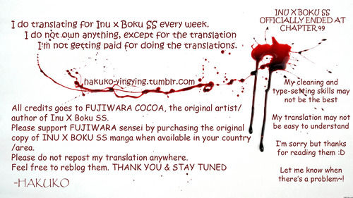 Read Inu x Boku SS EN Manga Online