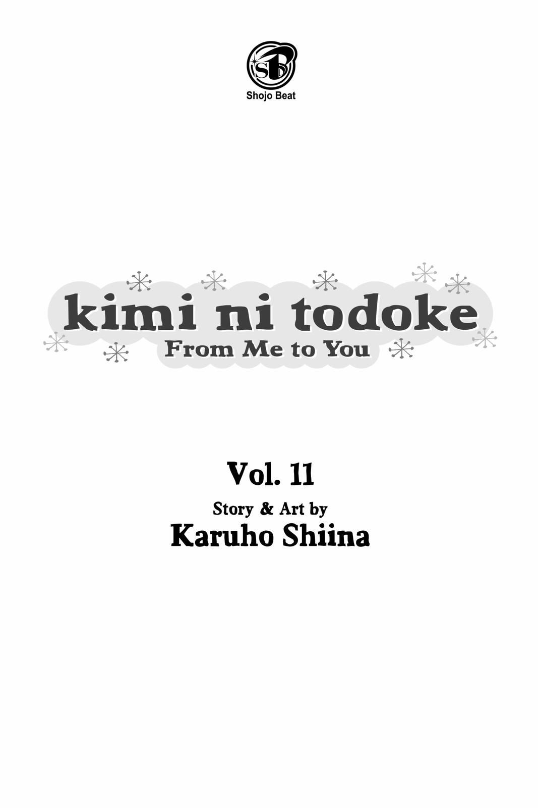Read Kimi ni Todoke From Me to You EN Manga Online