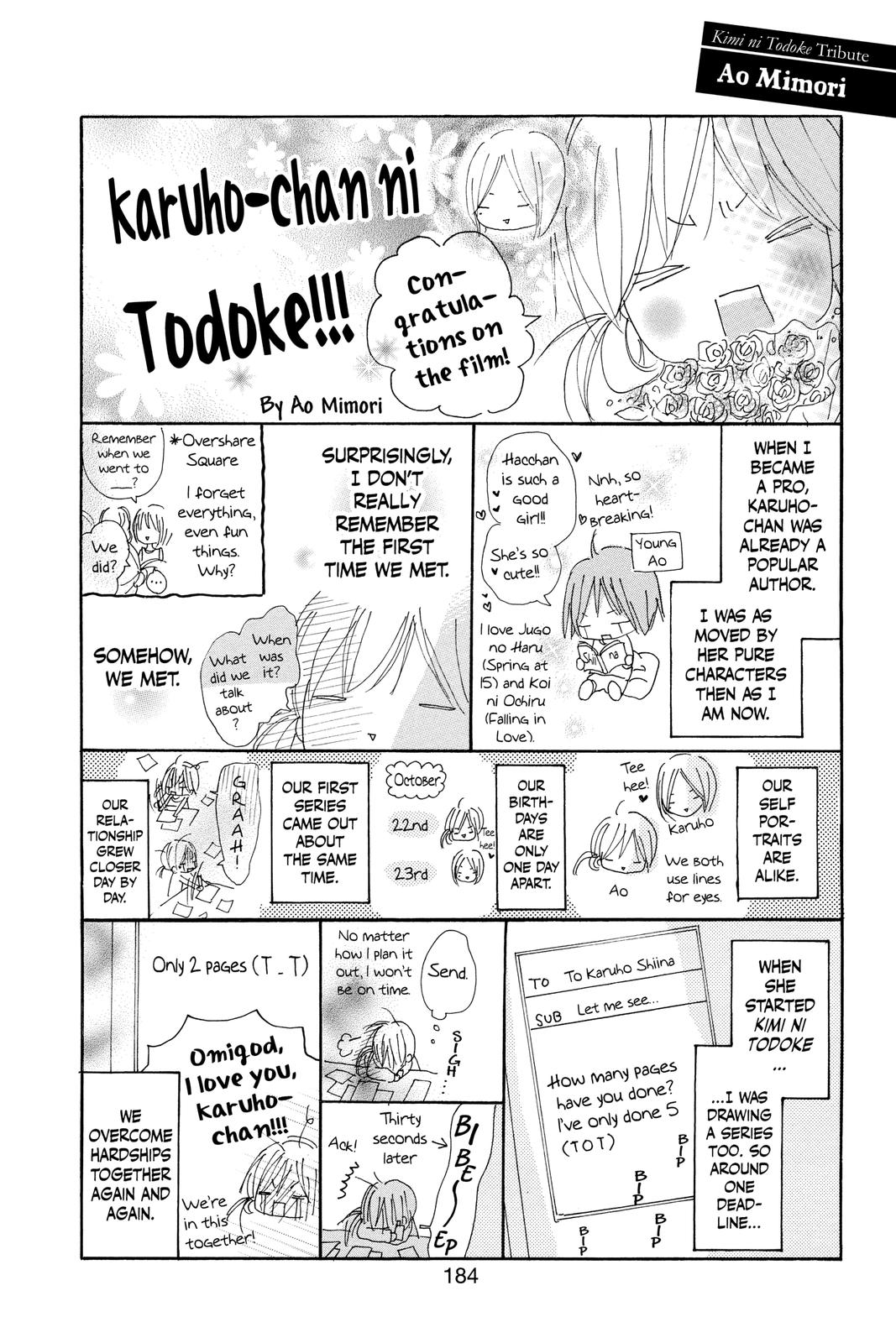 Read Kimi ni Todoke From Me to You EN Manga Online