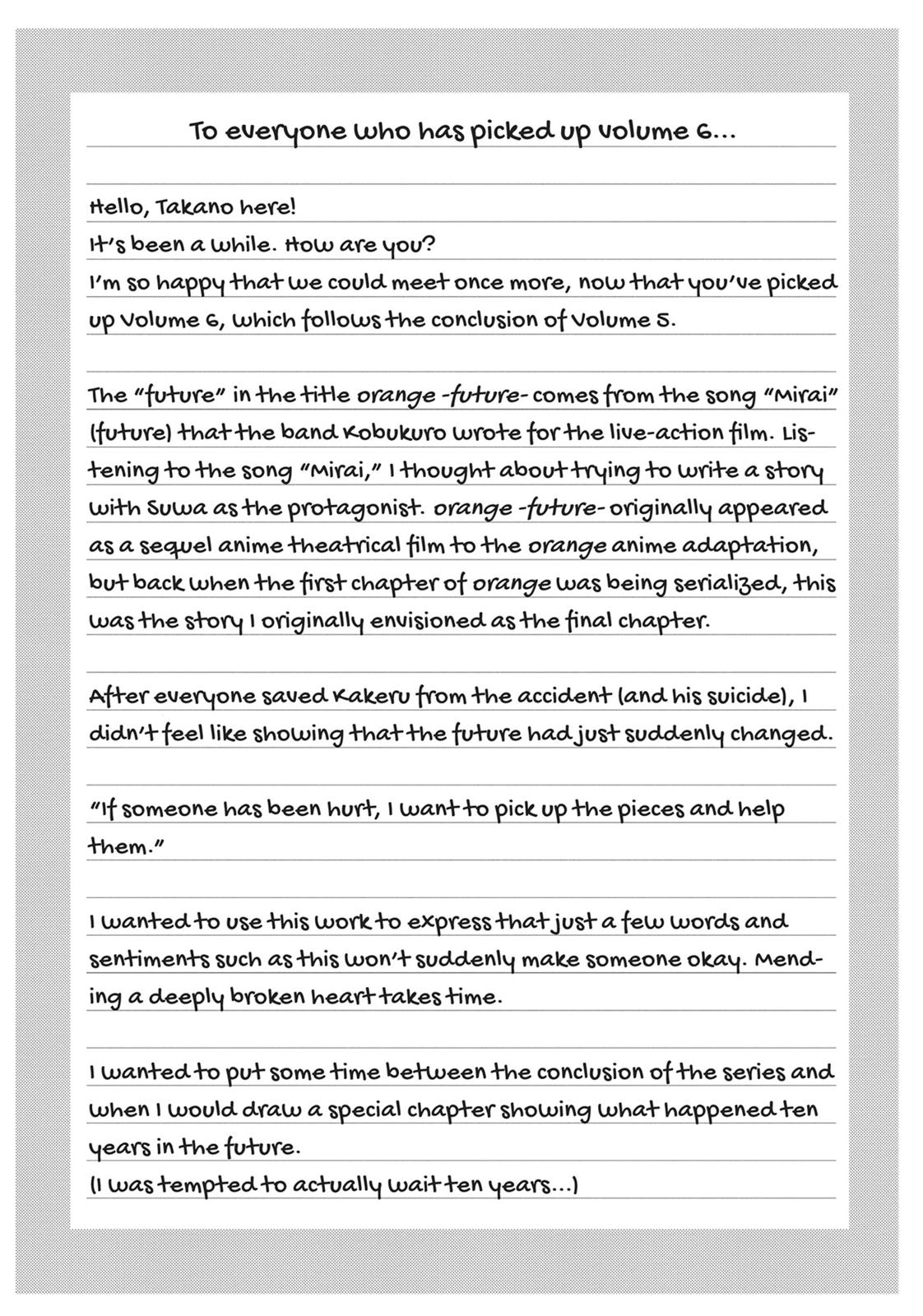 Read Orange EN Manga Online