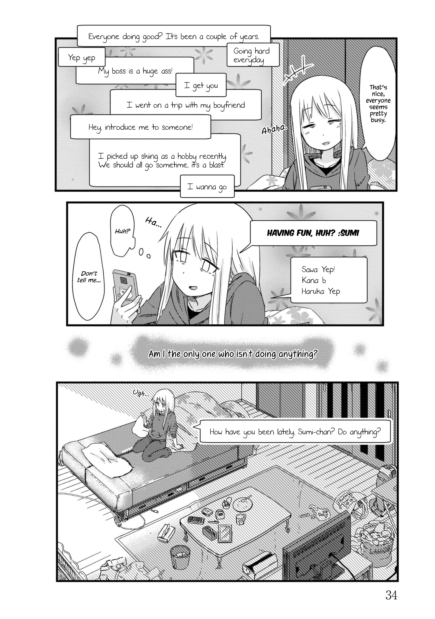 Read She Doesn't Know Why She Lives EN Manga Online