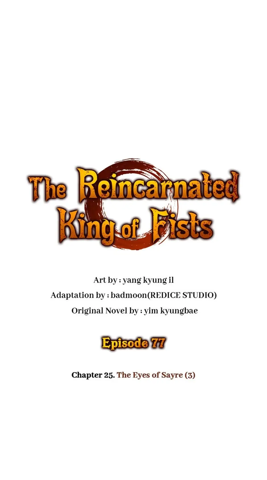 Read The Reincarnated King of Fists EN Manga Online