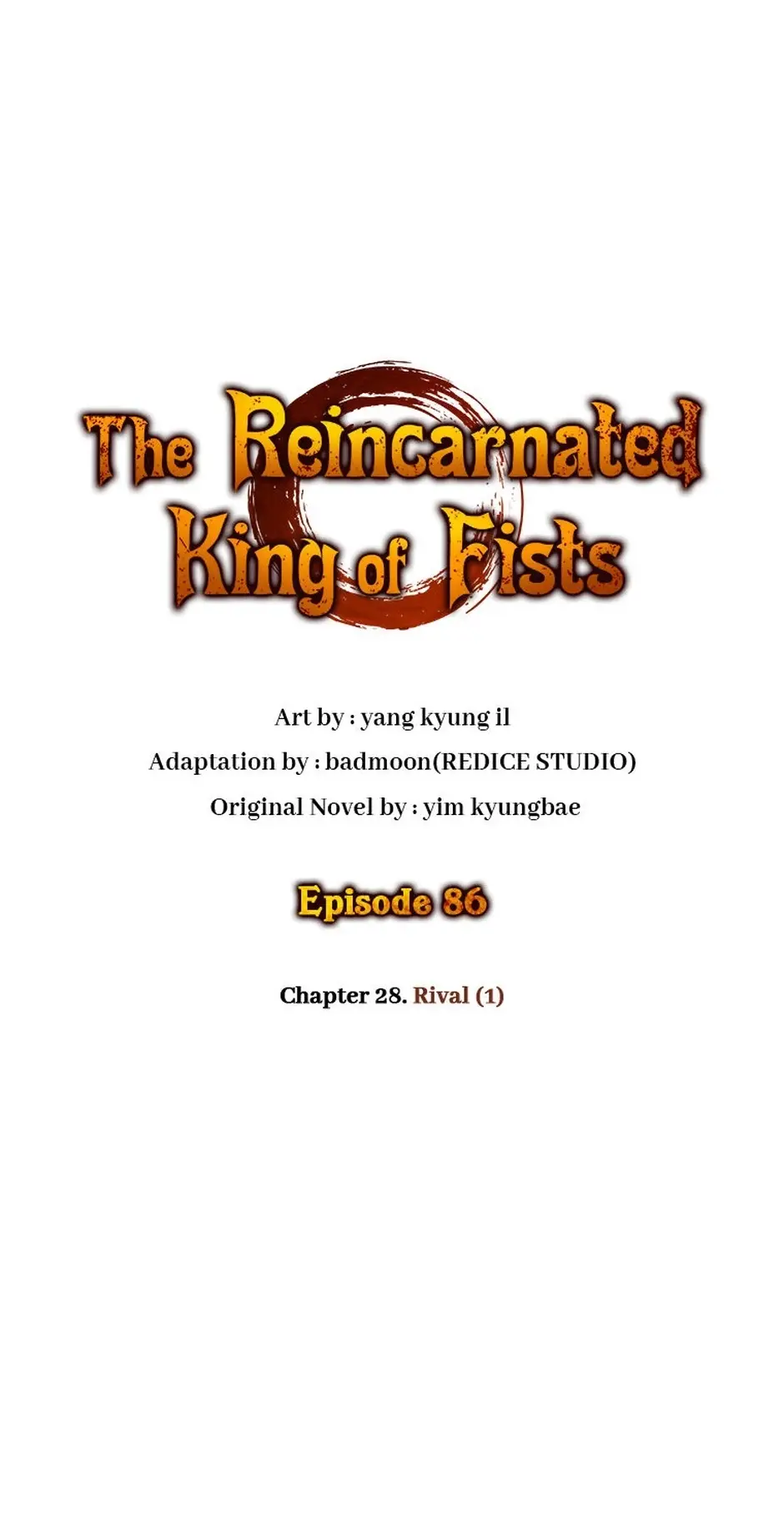 Read The Reincarnated King of Fists EN Manga Online