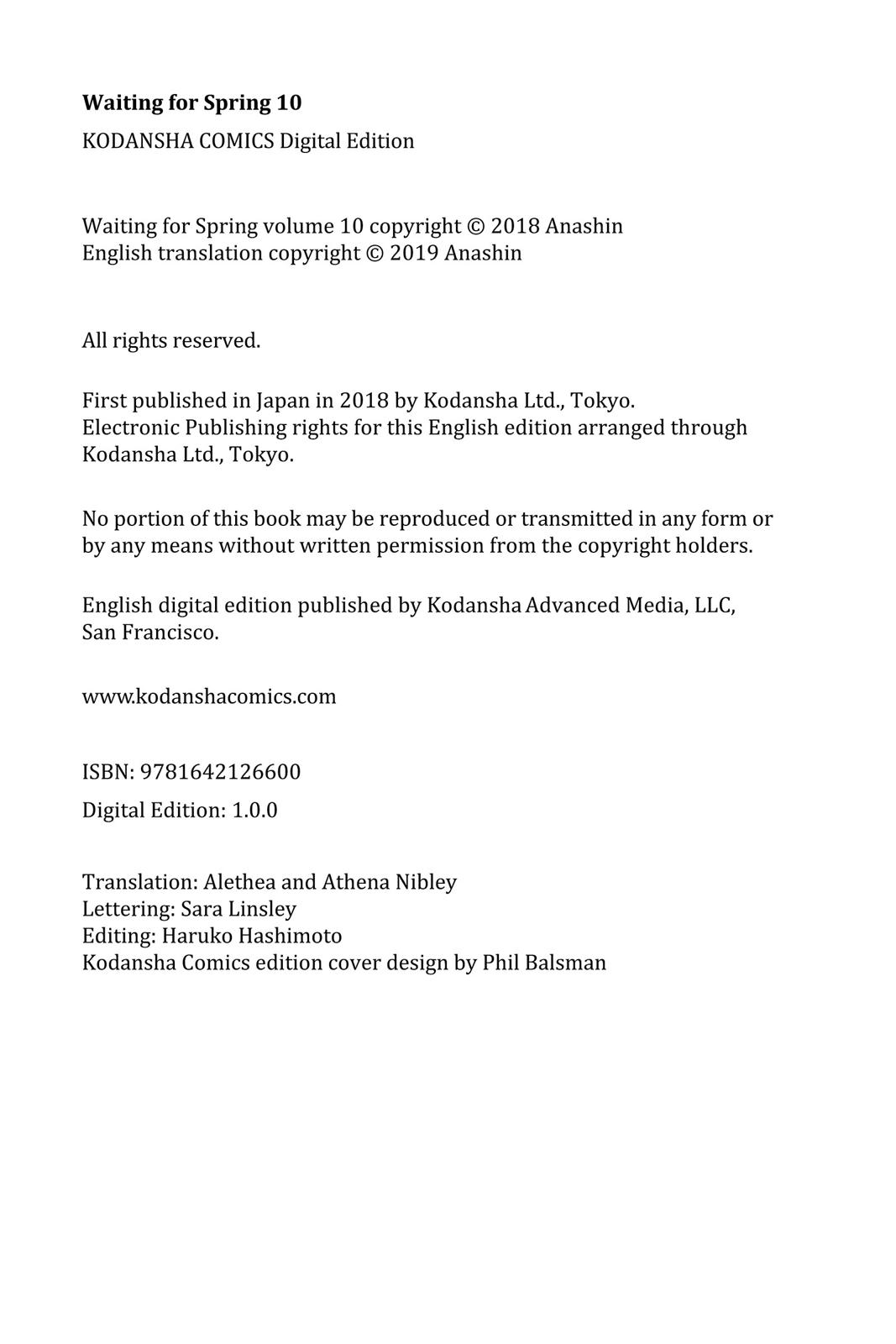 Read Waiting for Spring EN Manga Online