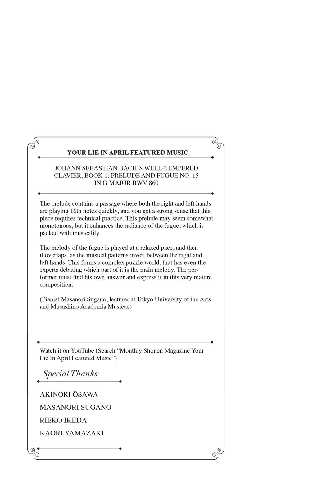 Read Your Lie in April EN Manga Online