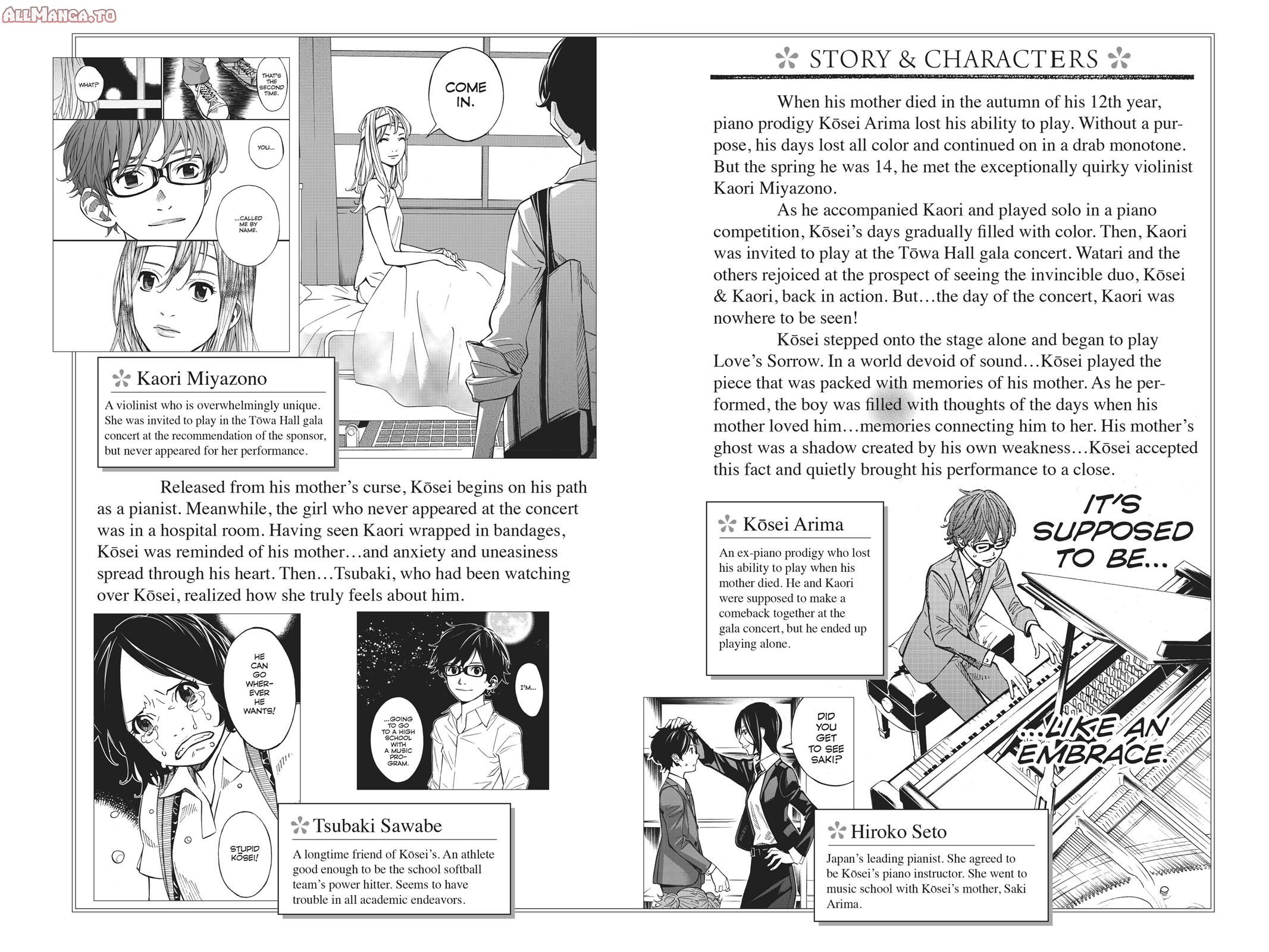 Read Your Lie in April EN Manga Online