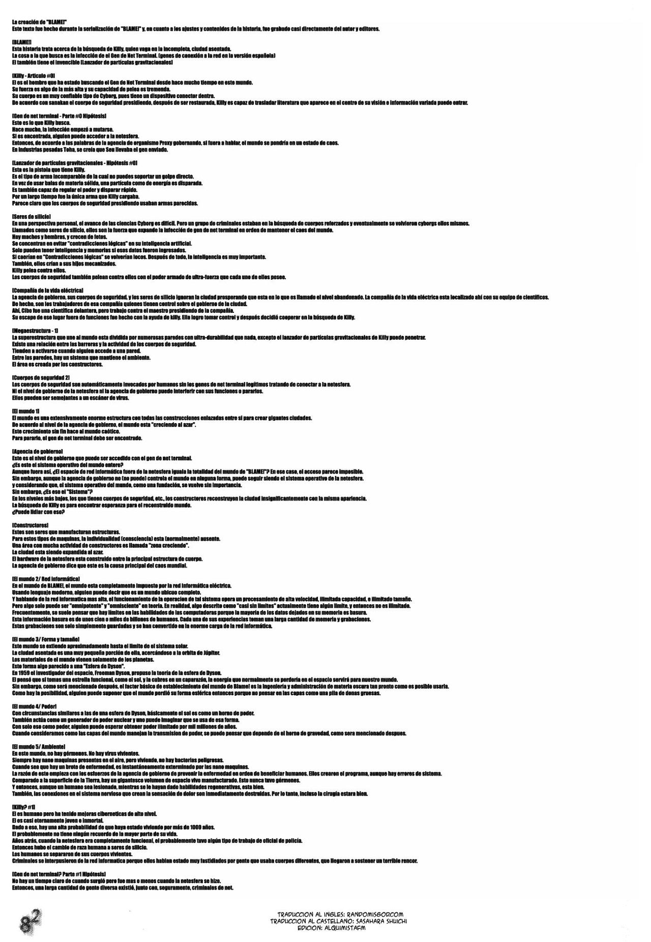 Read BLAME! ES Manga Online