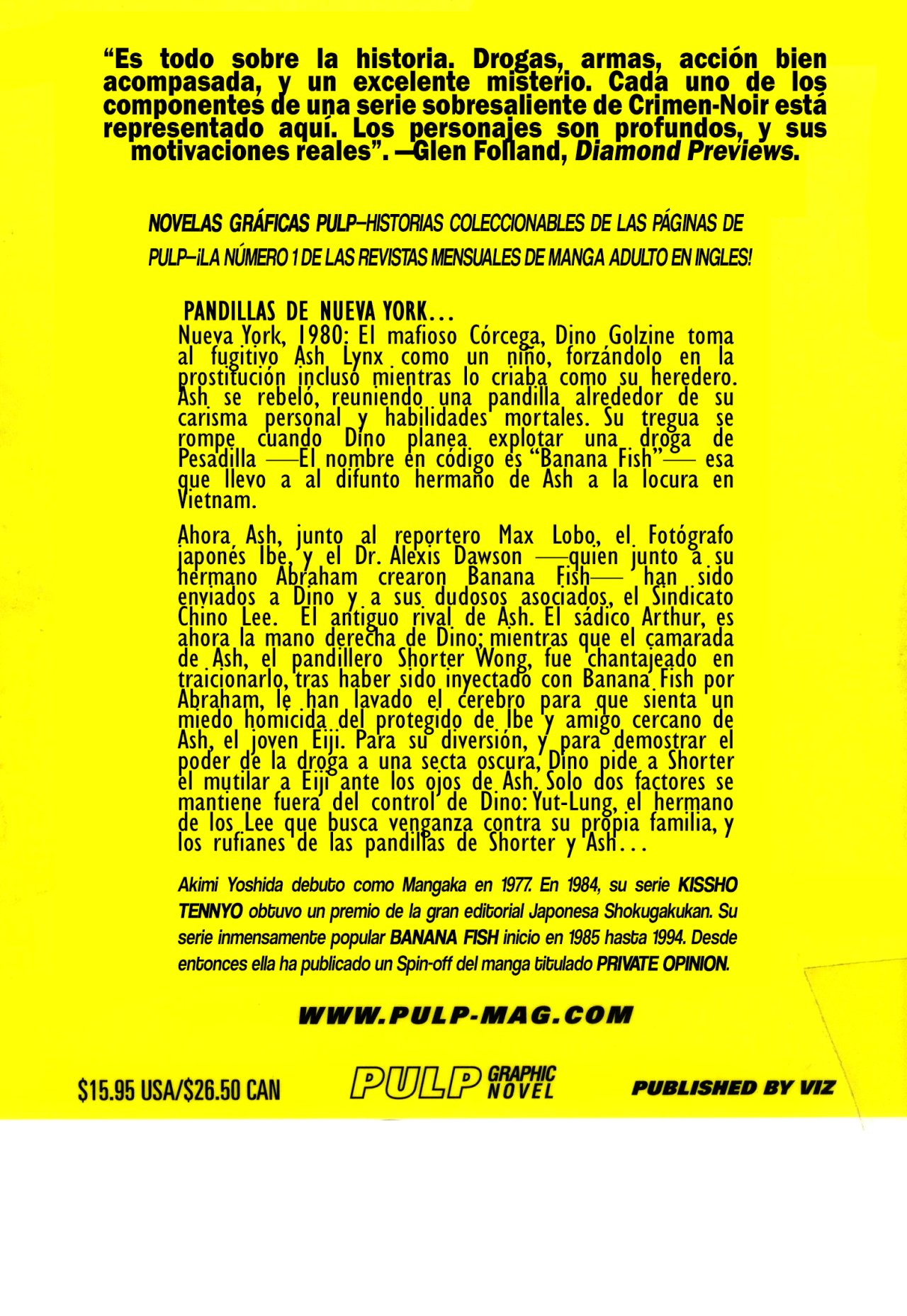 Read Banana Fish ES Manga Online