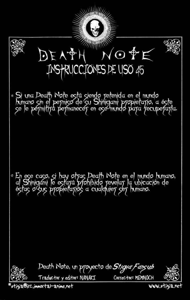 Read Death Note ES Manga Online