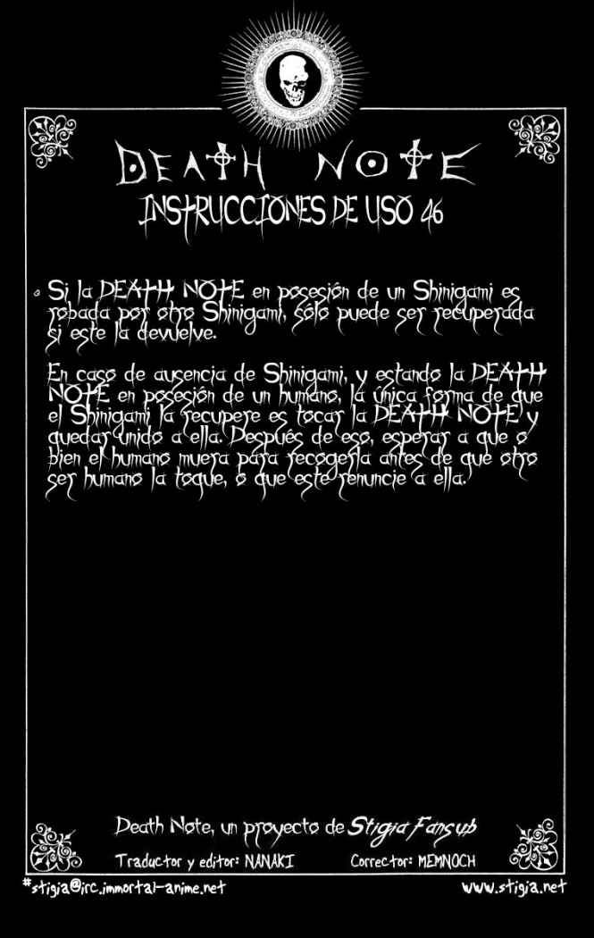 Read Death Note ES Manga Online