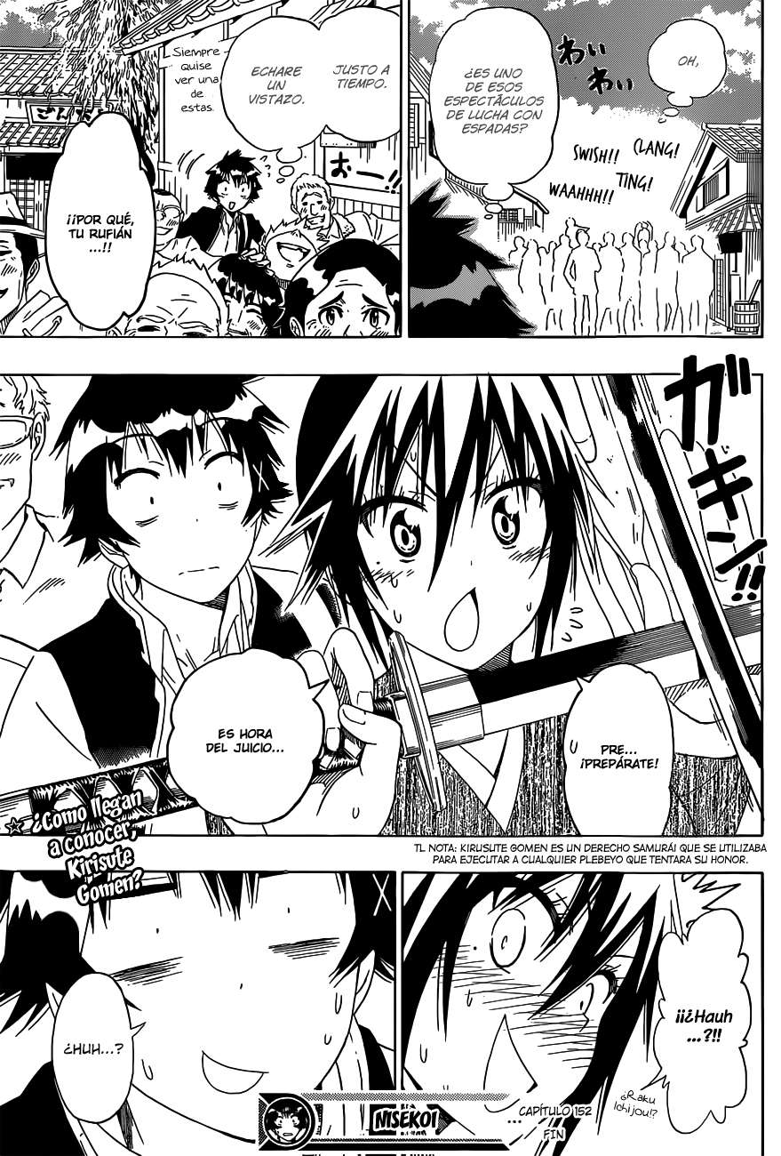 Read Nisekoi ES Manga Online
