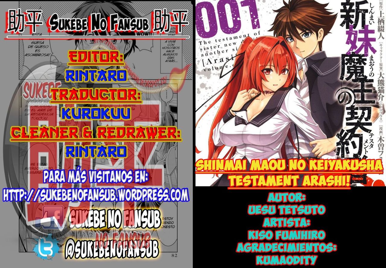 Read Shinmai Maou no Keiyakusha Testament Arashi! ES Manga Online